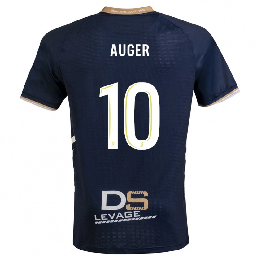 Danxen Uomo Maglia Ibrahim Auger #10 Blu Marino Oro Kit Gara Home 2025/26 Maglietta
