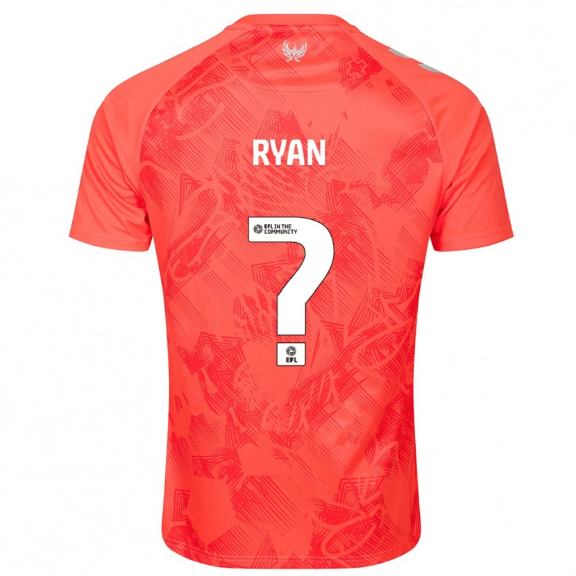 Danxen Uomo Maglia Kain Ryan #0 Arancione Bianco Kit Gara Away 2025/26 Maglietta