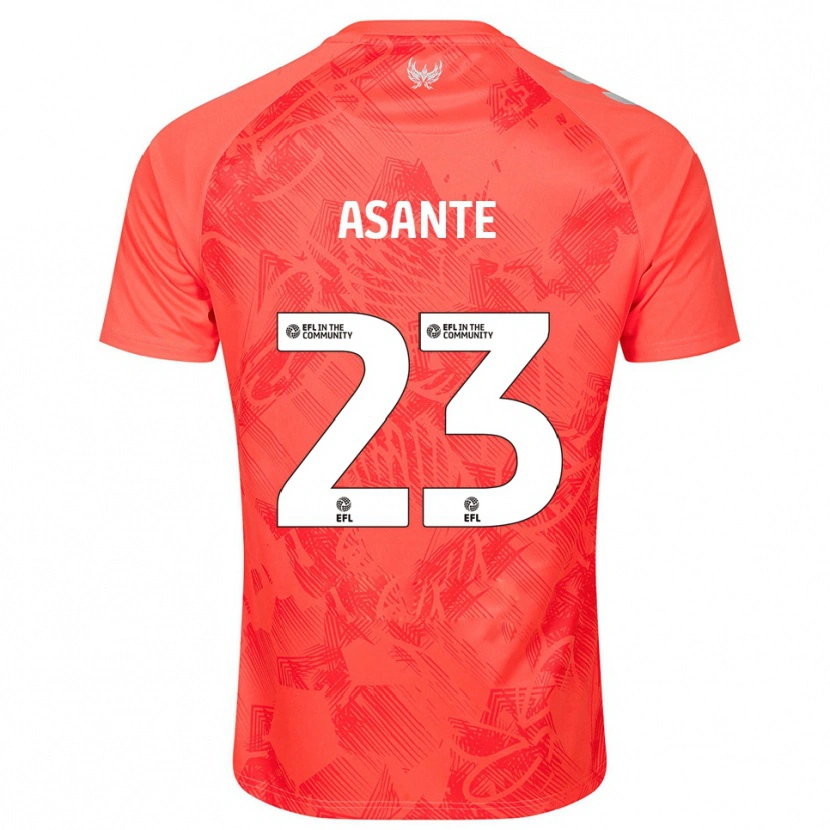 Danxen Uomo Maglia Brandon Thomas-Asante #23 Arancione Bianco Kit Gara Away 2025/26 Maglietta