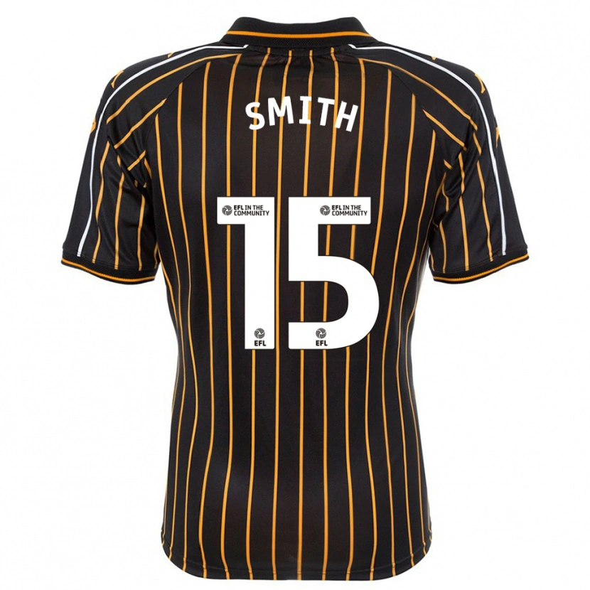 Danxen Uomo Maglia Suey Smith #15 Bianco Nero Kit Gara Away 2025/26 Maglietta