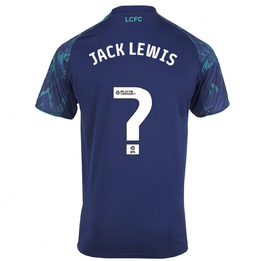 Danxen Uomo Maglia Jack Lewis #0 Blu Marino Verde Bianco Kit Gara Away 2025/26 Maglietta