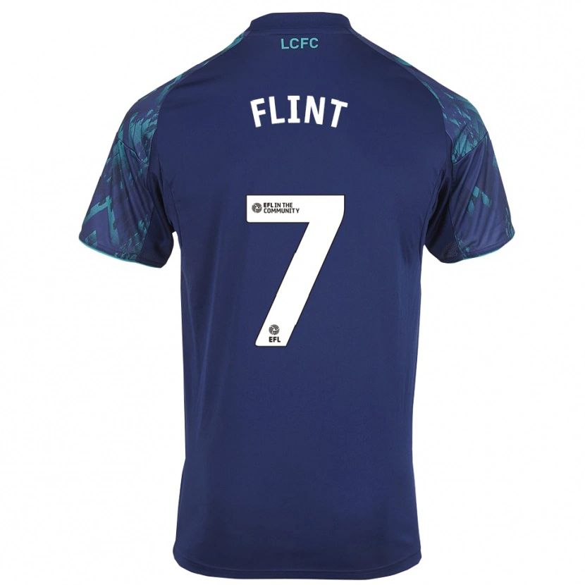 Danxen Uomo Maglia Natasha Flint #7 Blu Marino Verde Bianco Kit Gara Away 2025/26 Maglietta