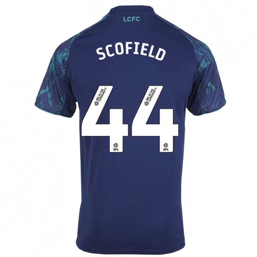 Danxen Uomo Maglia Connie Scofield #44 Blu Marino Verde Bianco Kit Gara Away 2025/26 Maglietta