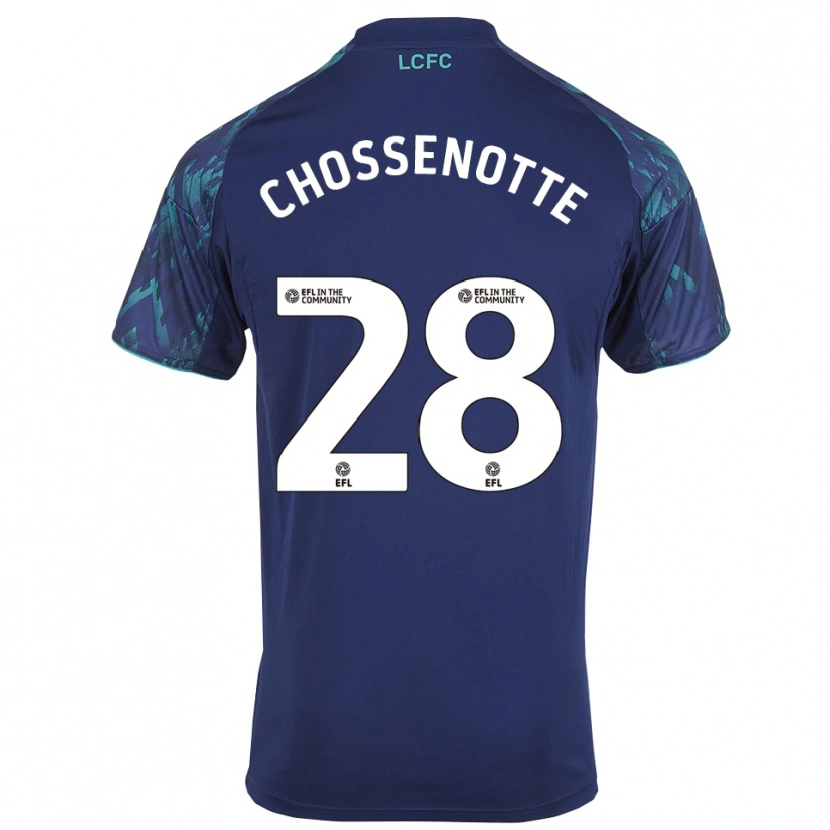 Danxen Uomo Maglia Shana Chossenotte #28 Blu Marino Verde Bianco Kit Gara Away 2025/26 Maglietta