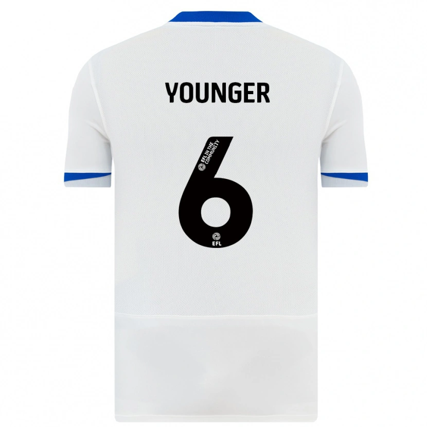 Danxen Uomo Maglia Jazz Younger #6 Bianco Nero Kit Gara Away 2025/26 Maglietta