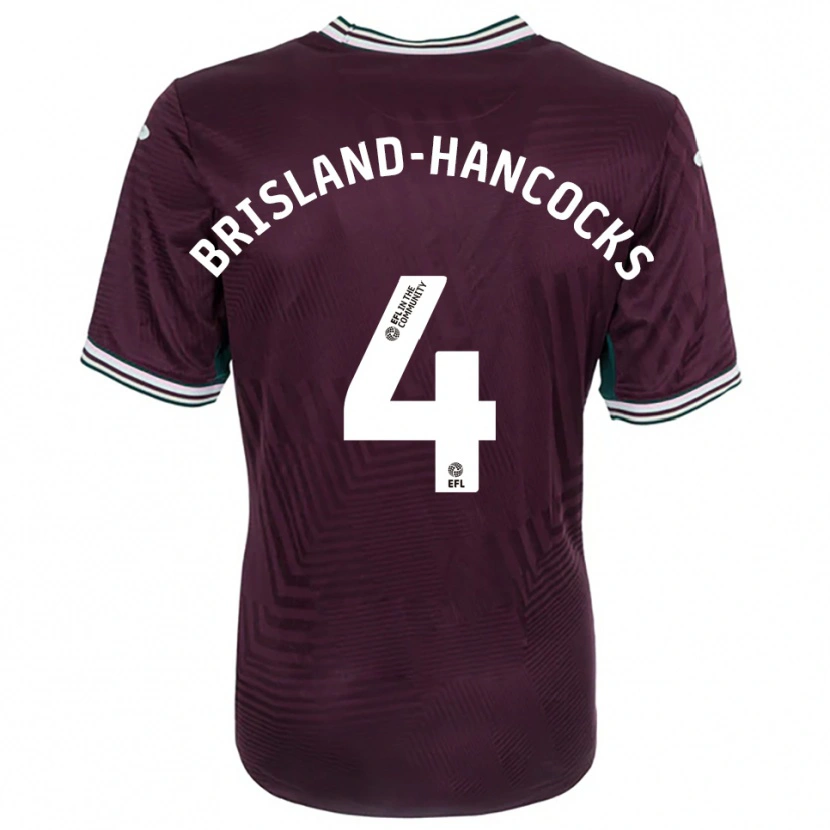 Danxen Uomo Maglia Sophie Brisland-Hancocks #4 Rosso Ruggine Bianco Kit Gara Away 2025/26 Maglietta