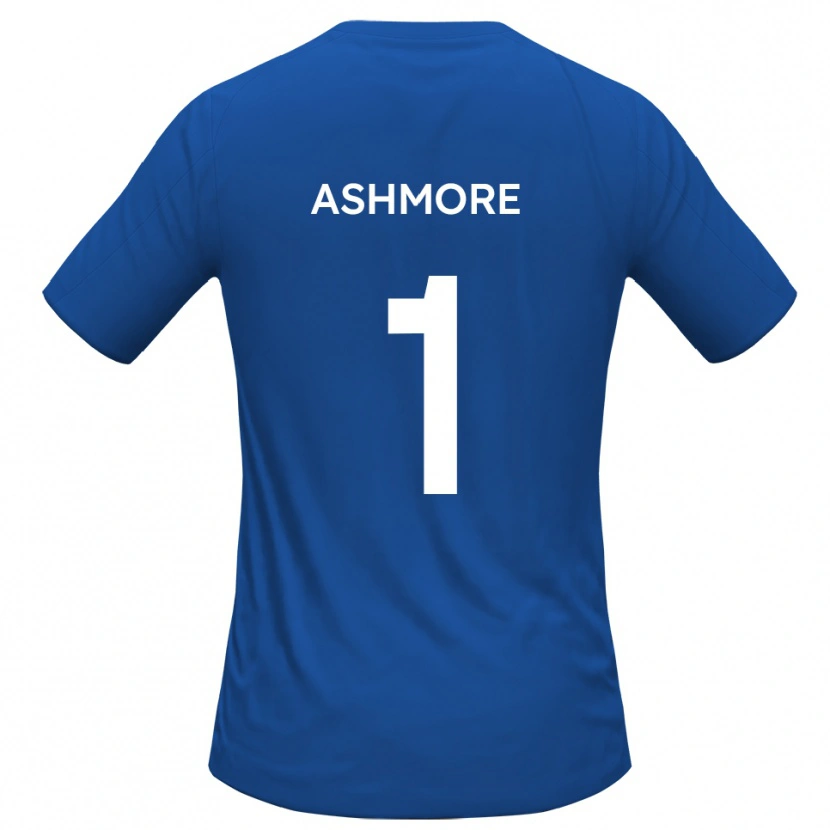 Danxen Uomo Maglia Nathan Ashmore #1 Azzurro Cielo Kit Gara Away 2025/26 Maglietta