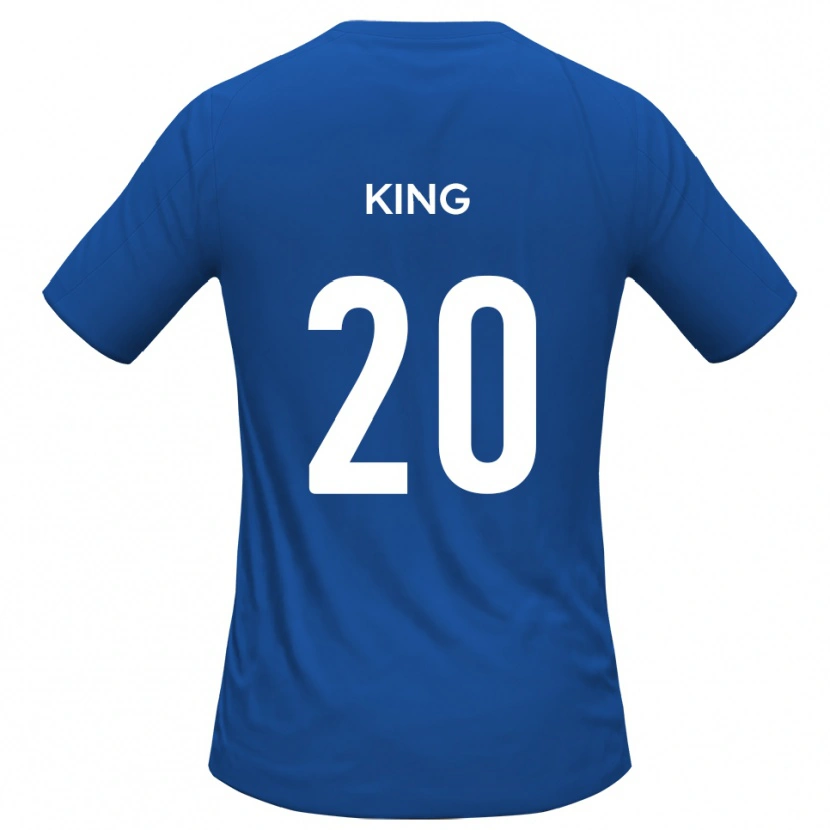 Danxen Uomo Maglia Jeff King #20 Azzurro Cielo Kit Gara Away 2025/26 Maglietta