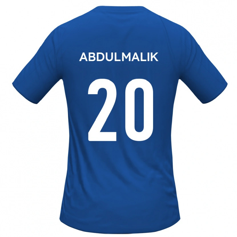 Danxen Uomo Maglia Abdul Abdulmalik #20 Azzurro Cielo Kit Gara Away 2025/26 Maglietta