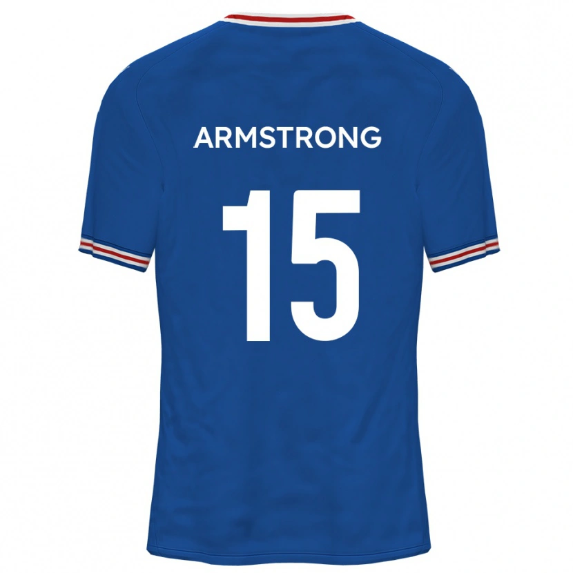 Danxen Uomo Maglia Marvin Armstrong #15 Blu Dodger Kit Gara Away 2025/26 Maglietta