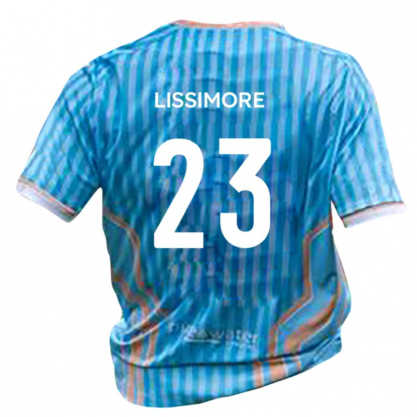 Danxen Uomo Maglia Kai Lissimore #23 Nero Oro Kit Gara Away 2025/26 Maglietta