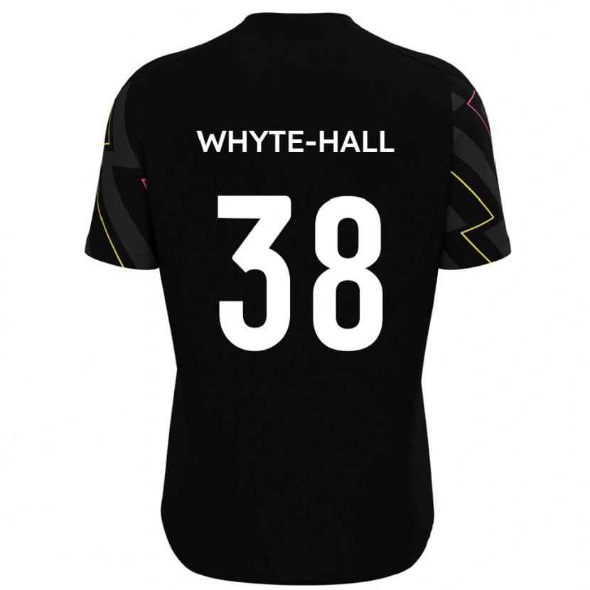Danxen Uomo Maglia Szhem Whyte-Hall #38 Nero Grigio Kit Gara Away 2025/26 Maglietta