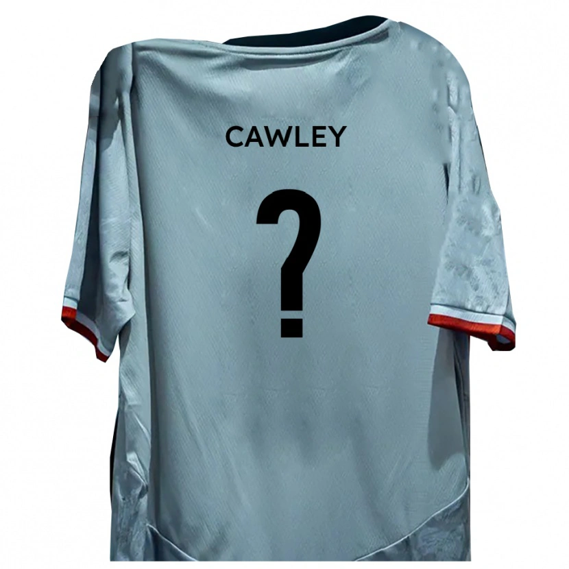 Danxen Uomo Maglia Sam Cawley #0 Bianco Nero Kit Gara Away 2025/26 Maglietta