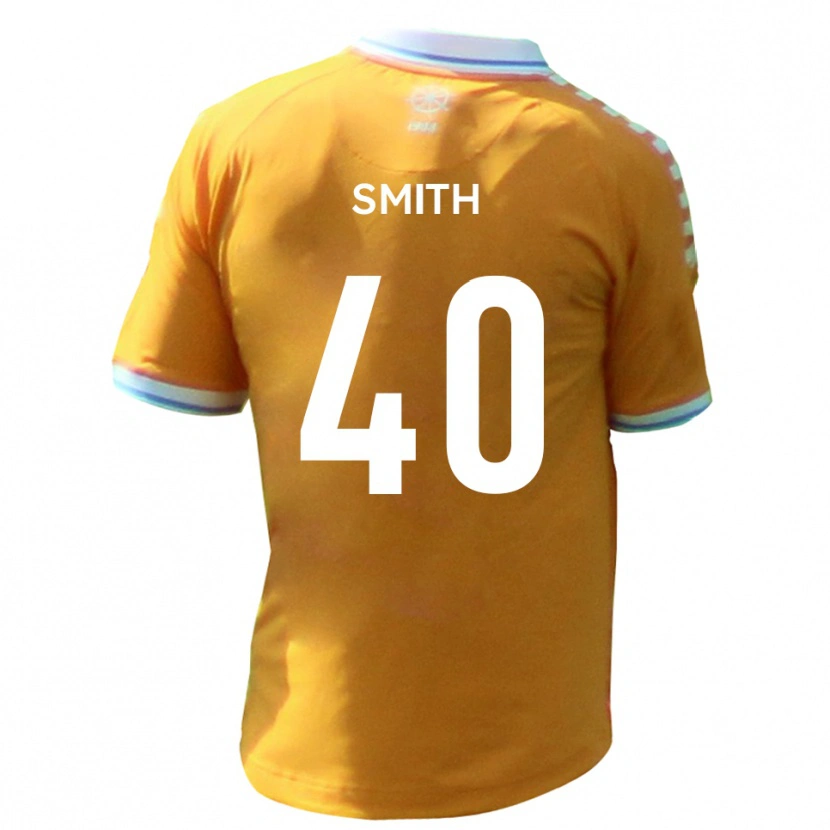 Danxen Uomo Maglia Adam Smith #40 Giallo Blu Kit Gara Away 2025/26 Maglietta