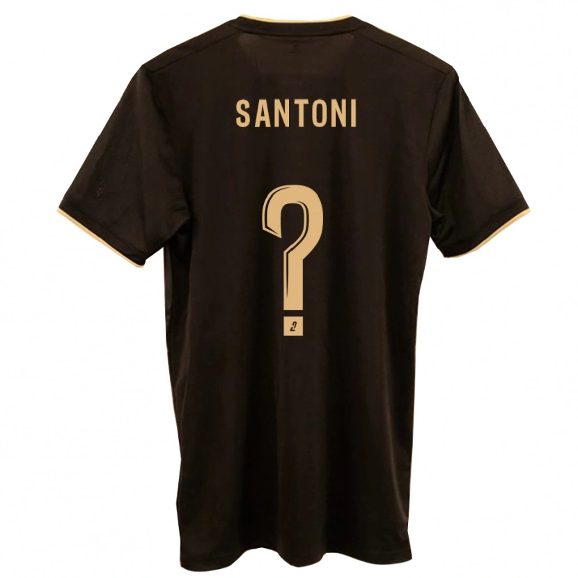 Danxen Uomo Maglia Pierre Santoni #0 Blu Rosso Kit Gara Away 2025/26 Maglietta