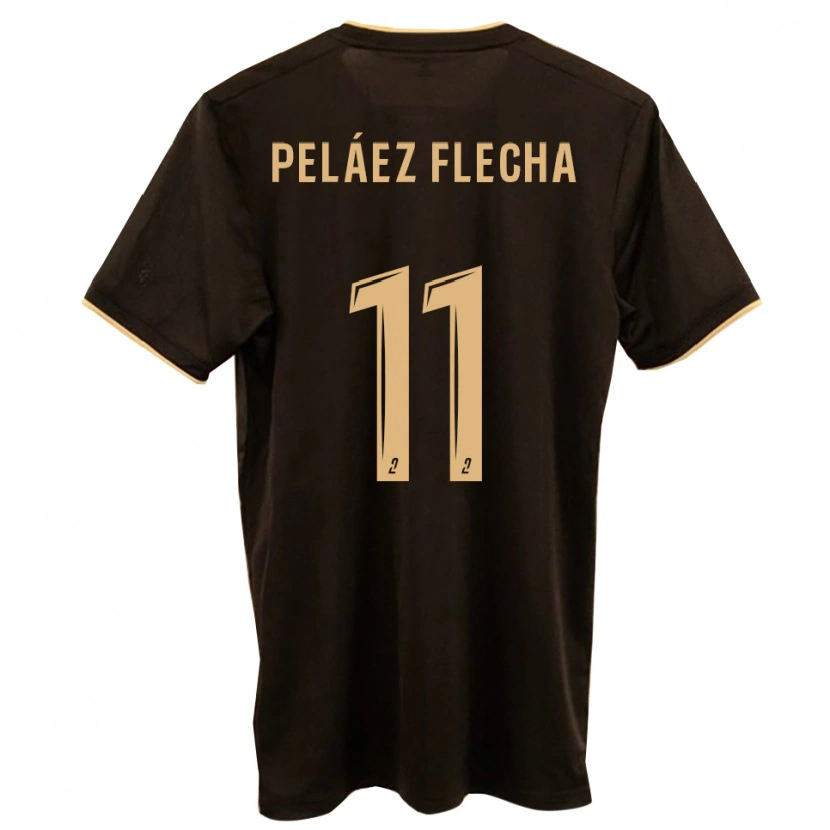 Danxen Uomo Maglia Fernando Peláez Flecha #11 Blu Rosso Kit Gara Away 2025/26 Maglietta