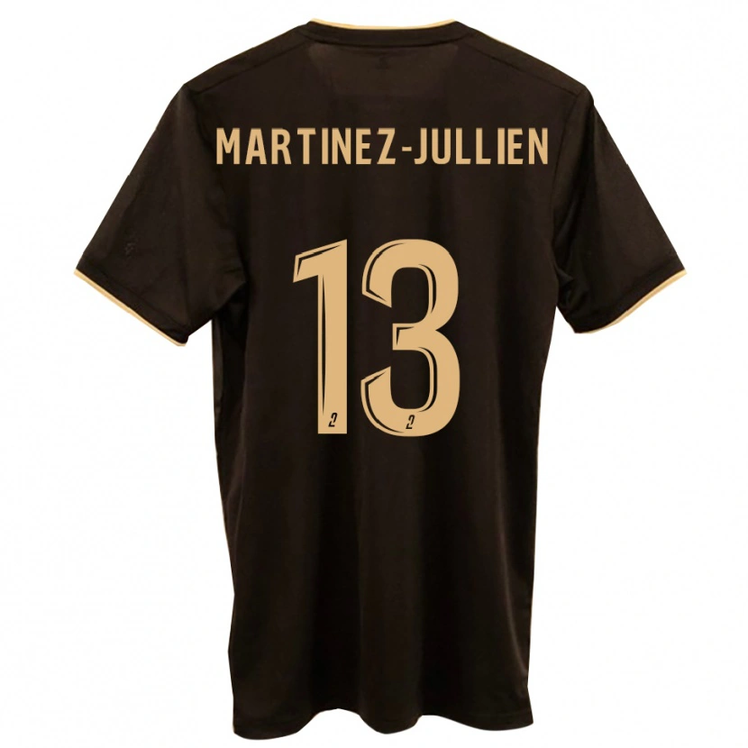 Danxen Uomo Maglia Owen Martinez-Jullien #13 Blu Rosso Kit Gara Away 2025/26 Maglietta