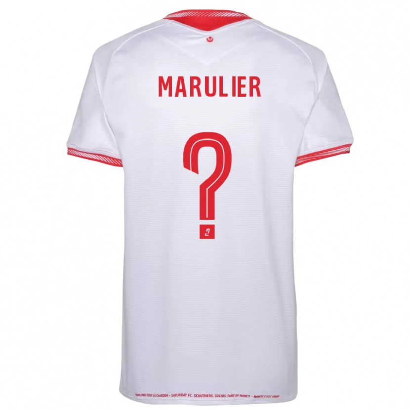Danxen Uomo Maglia Manon Marulier #0 Nero Rosso Kit Gara Away 2025/26 Maglietta