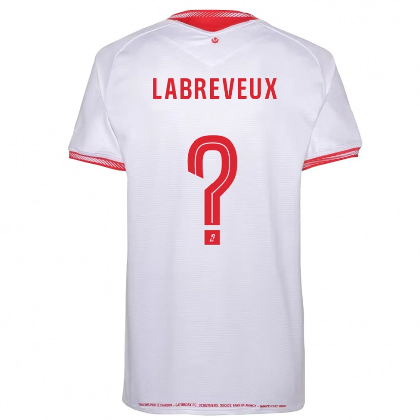 Danxen Uomo Maglia Océane Labreveux #0 Nero Rosso Kit Gara Away 2025/26 Maglietta