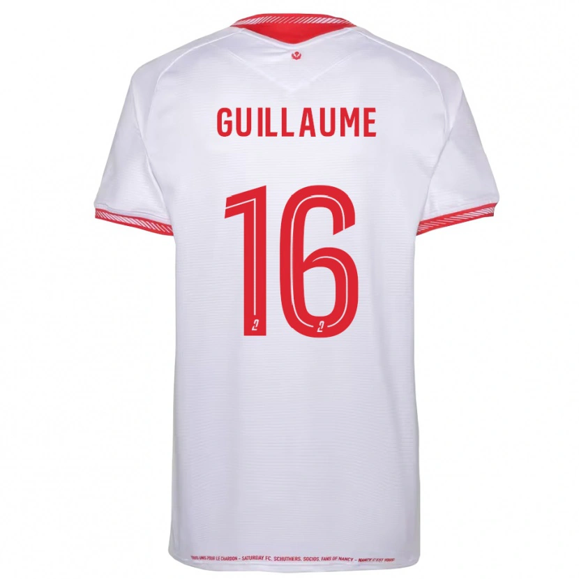 Danxen Uomo Maglia Théo Guillaume #16 Nero Rosso Kit Gara Away 2025/26 Maglietta