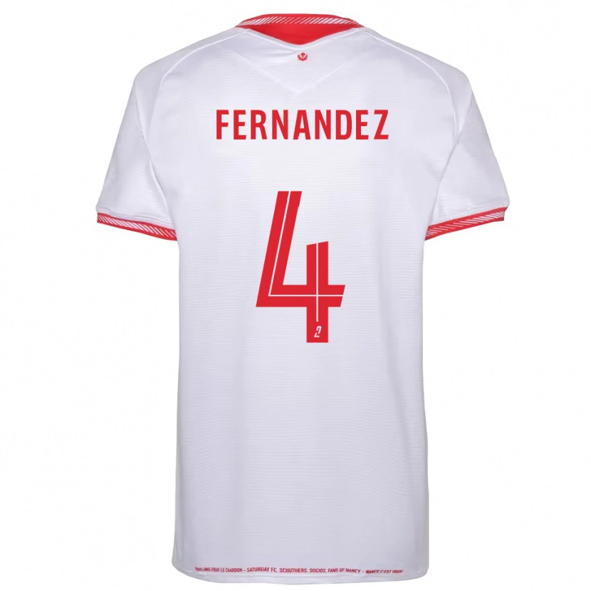 Danxen Uomo Maglia Nehemiah Fernandez #4 Nero Rosso Kit Gara Away 2025/26 Maglietta