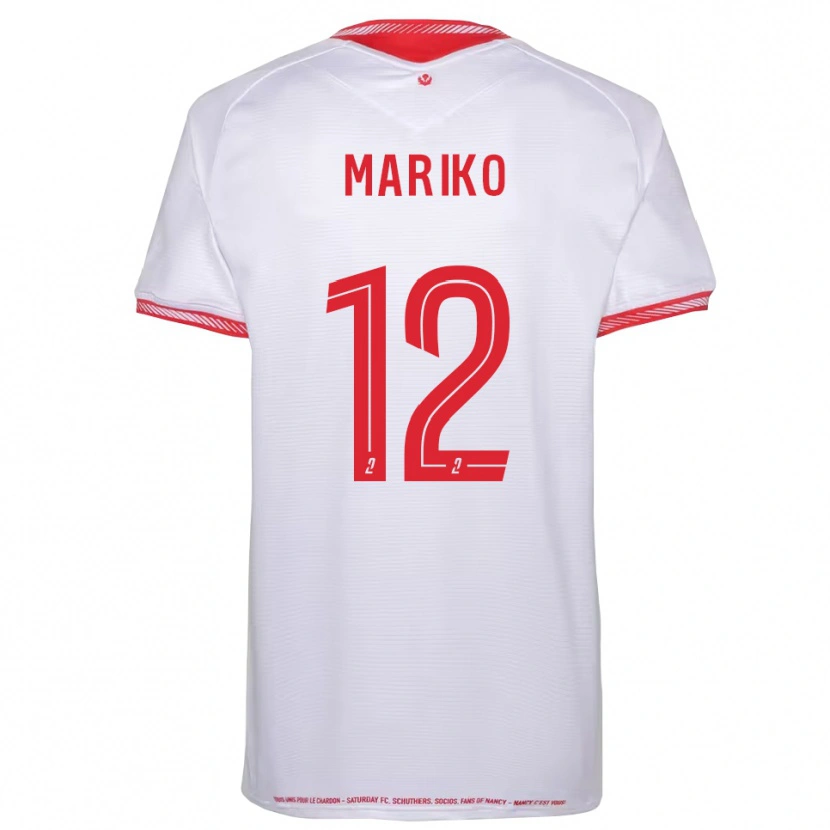 Danxen Uomo Maglia Lamine Mariko #12 Nero Rosso Kit Gara Away 2025/26 Maglietta
