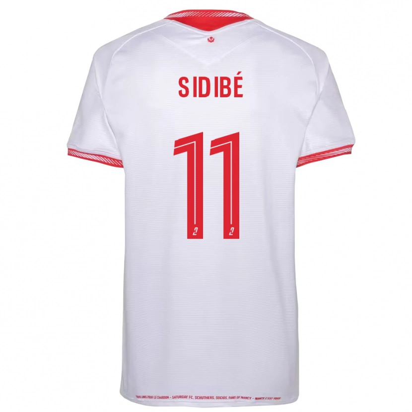 Danxen Uomo Maglia Oumar Sidibé #11 Nero Rosso Kit Gara Away 2025/26 Maglietta