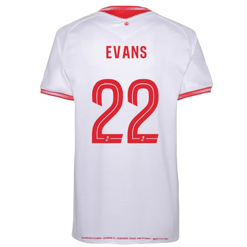 Danxen Uomo Maglia Jimmy Evans #22 Nero Rosso Kit Gara Away 2025/26 Maglietta