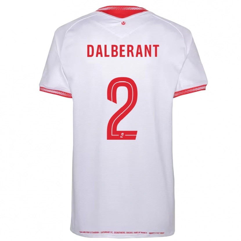 Danxen Uomo Maglia Jean-Michel Dalberant #2 Nero Rosso Kit Gara Away 2025/26 Maglietta