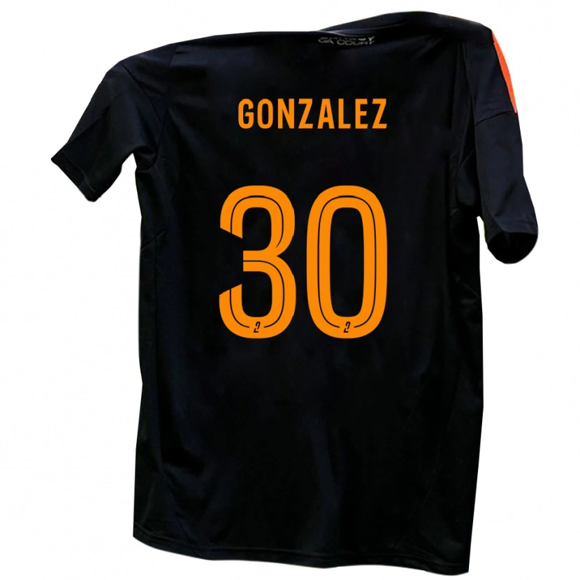 Danxen Uomo Maglia Matéo Gonzalez #30 Bianco Rosso Kit Gara Away 2025/26 Maglietta