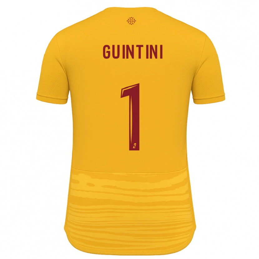 Danxen Uomo Maglia Loryan Guintini #1 Arancione Bordeaux Kit Gara Away 2025/26 Maglietta