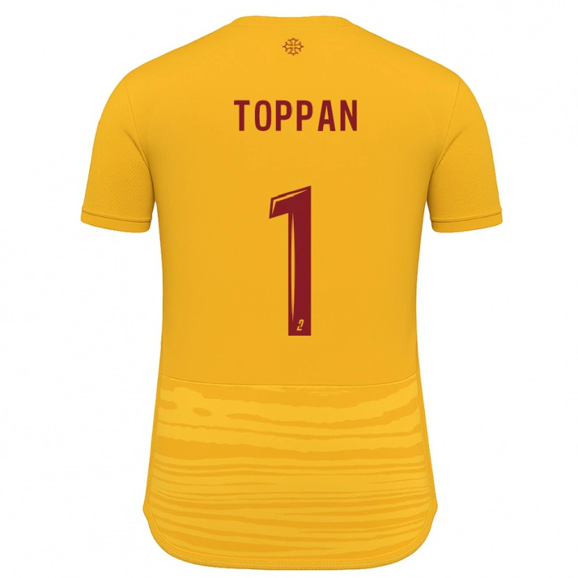 Danxen Uomo Maglia Mae Toppan #1 Arancione Bordeaux Kit Gara Away 2025/26 Maglietta