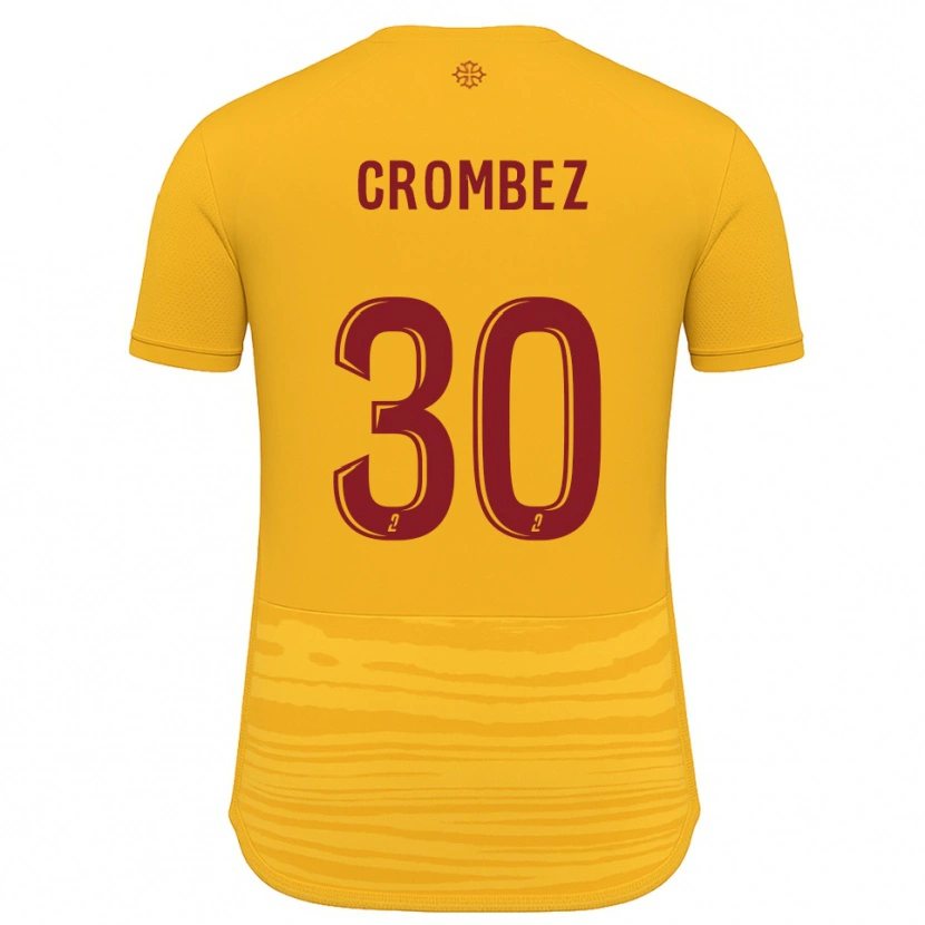 Danxen Uomo Maglia Enzo Crombez #30 Arancione Bordeaux Kit Gara Away 2025/26 Maglietta
