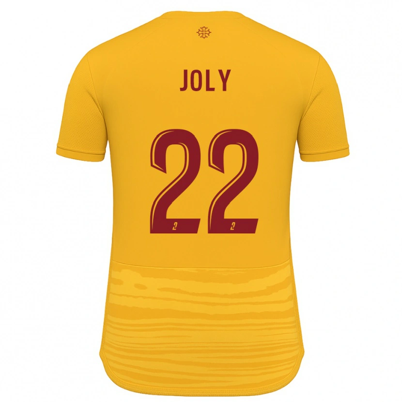 Danxen Uomo Maglia Octave Joly #22 Arancione Bordeaux Kit Gara Away 2025/26 Maglietta