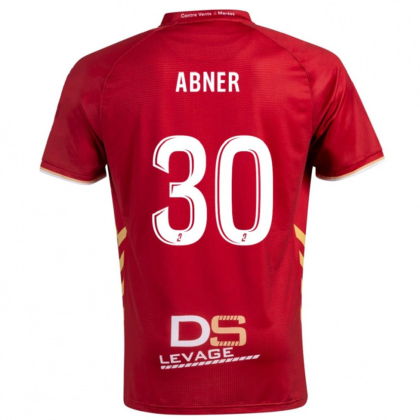 Danxen Uomo Maglia Felipe Abner #30 Bordeaux Oro Kit Gara Away 2025/26 Maglietta