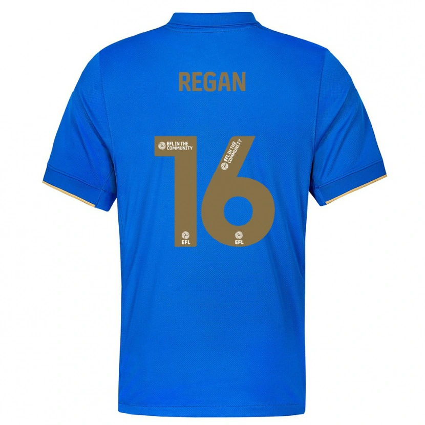 Danxen Donna Maglia Rory Regan #16 Blu Oro Kit Gara Home 2025/26 Maglietta