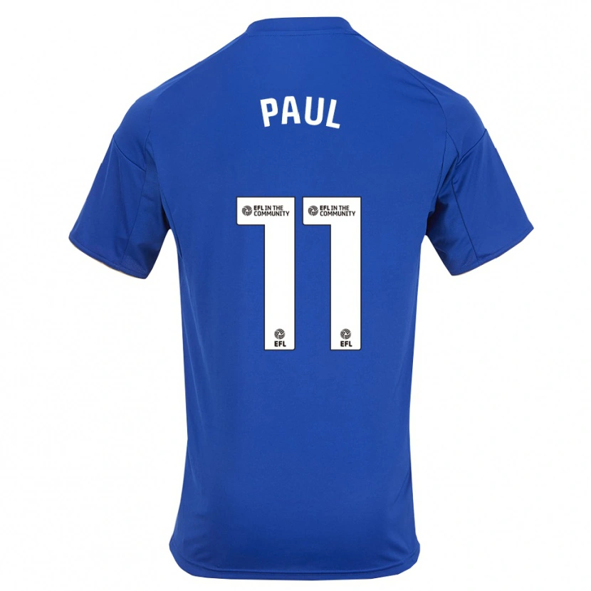 Danxen Donna Maglia Lachante Paul #11 Blu Oro Kit Gara Home 2025/26 Maglietta