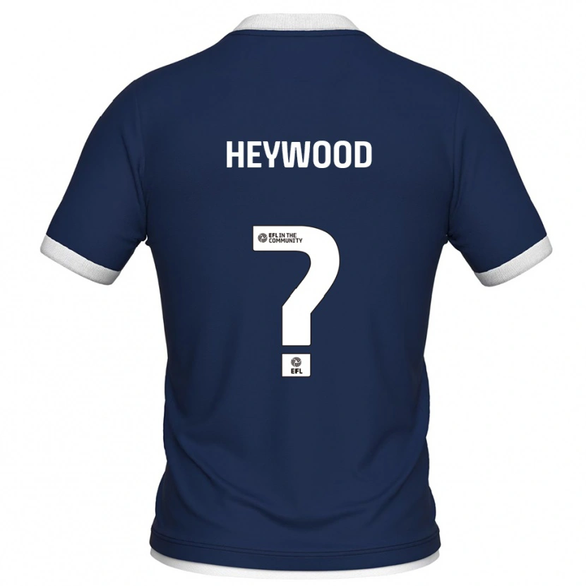 Danxen Donna Maglia Kavalli Heywood #0 Blu Marino Bianco Kit Gara Home 2025/26 Maglietta