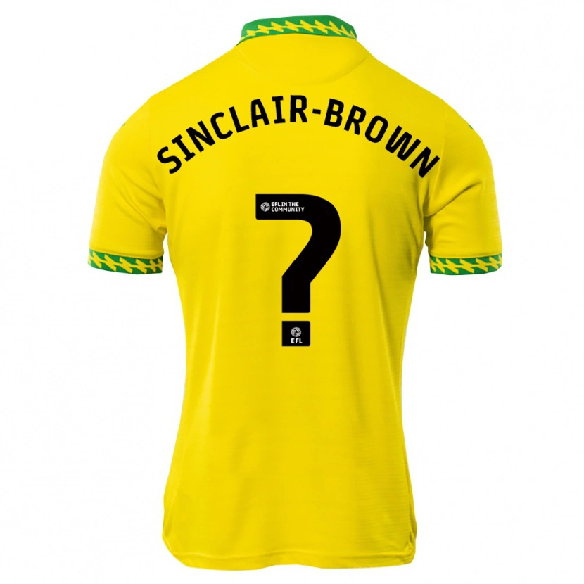 Danxen Donna Maglia Jeremiah Sinclair-Brown #0 Bianco Verde Kit Gara Home 2025/26 Maglietta