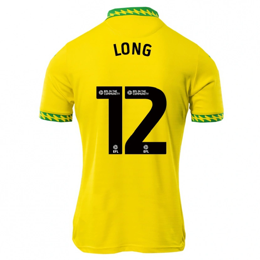 Danxen Donna Maglia George Long #12 Bianco Verde Kit Gara Home 2025/26 Maglietta