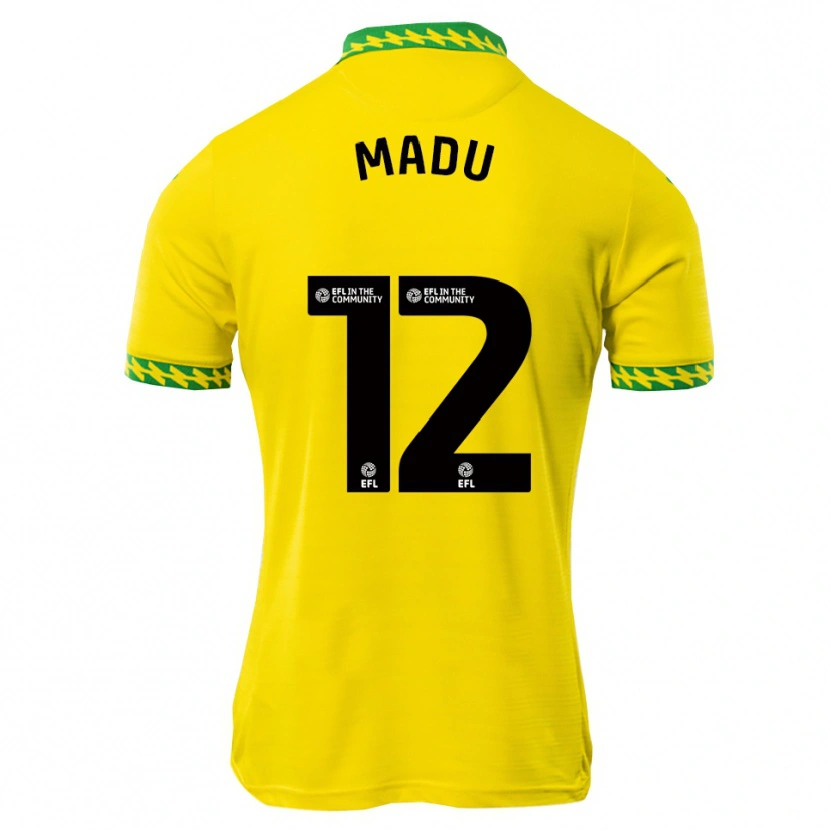 Danxen Donna Maglia Victor Madu #12 Bianco Verde Kit Gara Home 2025/26 Maglietta