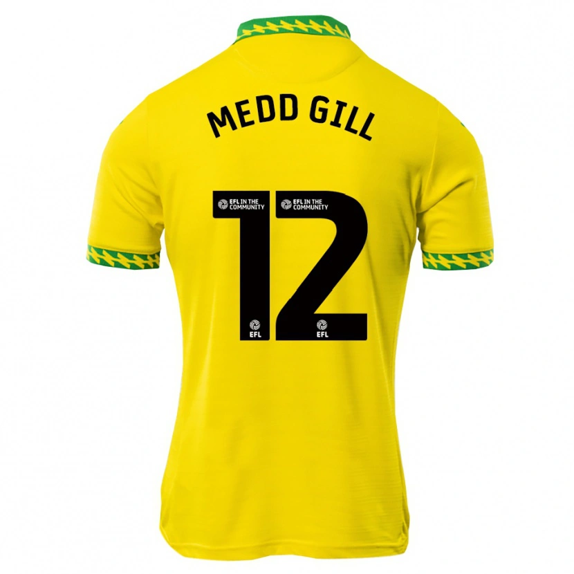 Danxen Donna Maglia Tamsin Medd-Gill #12 Bianco Verde Kit Gara Home 2025/26 Maglietta