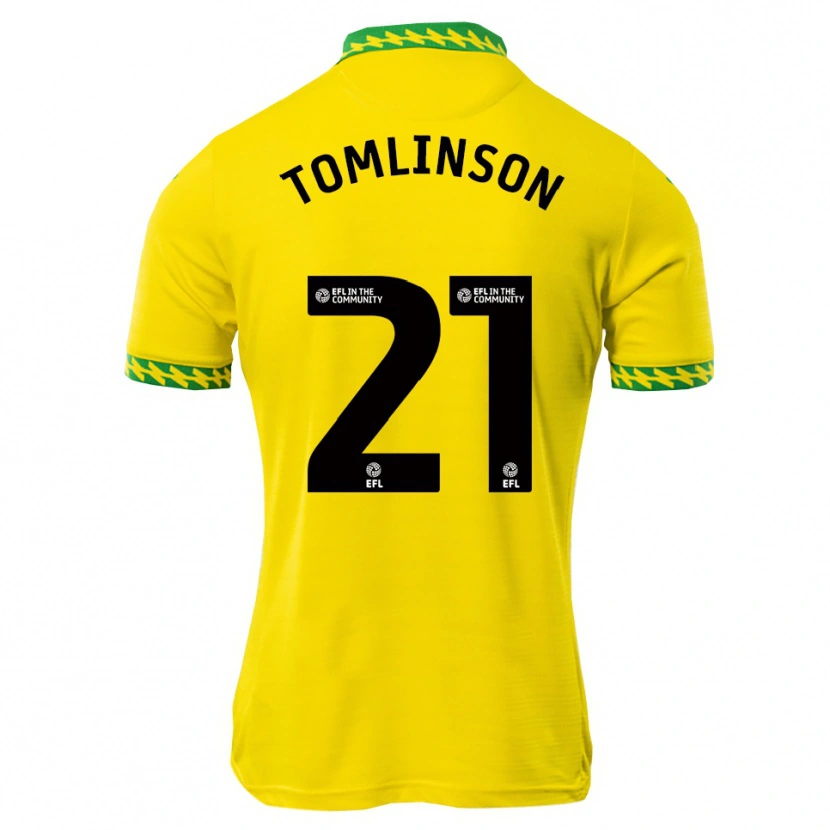 Danxen Donna Maglia Lauren Tomlinson #21 Bianco Verde Kit Gara Home 2025/26 Maglietta