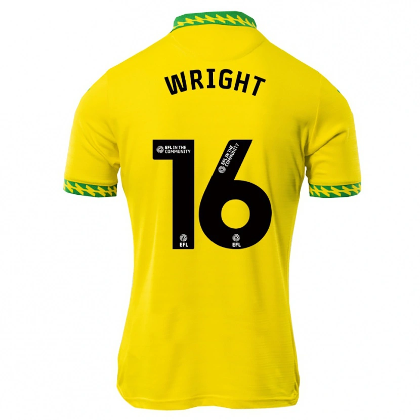 Danxen Donna Maglia Jacob Wright #16 Bianco Verde Kit Gara Home 2025/26 Maglietta