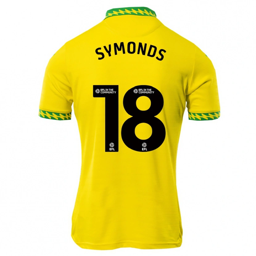 Danxen Donna Maglia Freya Symonds #18 Bianco Verde Kit Gara Home 2025/26 Maglietta