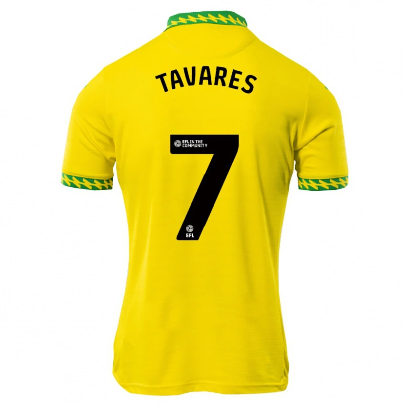 Danxen Donna Maglia Ajay Tavares #7 Bianco Verde Kit Gara Home 2025/26 Maglietta