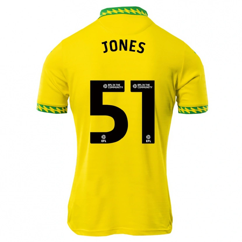 Danxen Donna Maglia Dylan Jones #51 Bianco Verde Kit Gara Home 2025/26 Maglietta