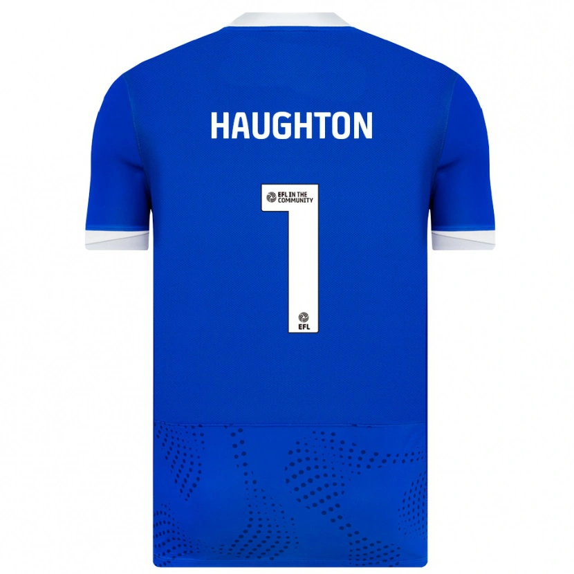 Danxen Donna Maglia Hannah Haughton #1 Blu Bianco Kit Gara Home 2025/26 Maglietta