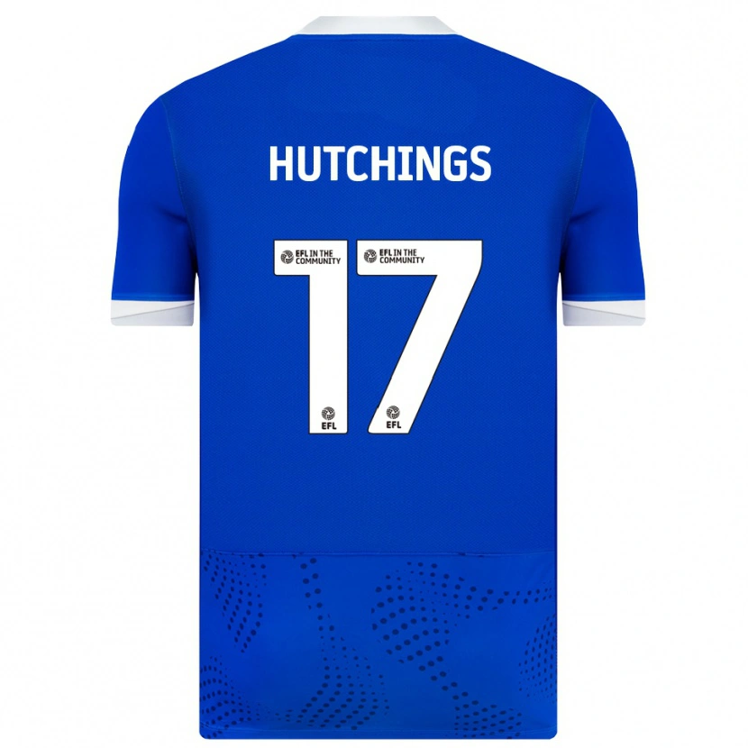Danxen Donna Maglia Annie Hutchings #17 Blu Bianco Kit Gara Home 2025/26 Maglietta