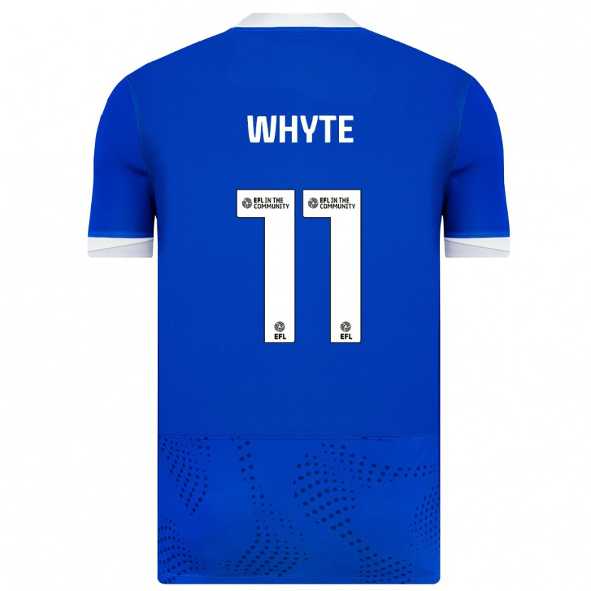Danxen Donna Maglia Gavin Whyte #11 Blu Bianco Kit Gara Home 2025/26 Maglietta
